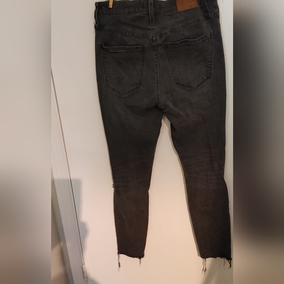 Madewell black distressed jeans sz29 - Picture 3 of 8